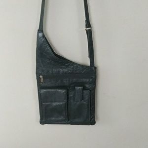 Leather Black Crossbody